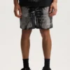 Shorts « Worn Crystals » sur tout le pourtour