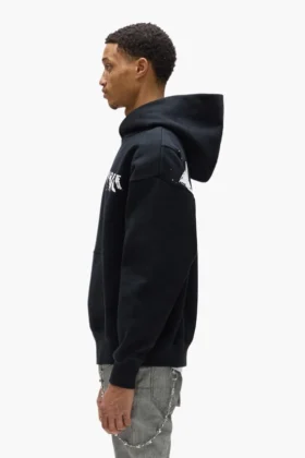 Sweat à capuche avec logo peint