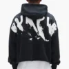 Sweat à capuche avec logo peint