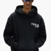 Sweat à capuche avec logo peint