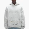 Sweat à capuche camouflage clouté