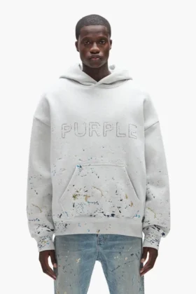Sweat à capuche camouflage clouté
