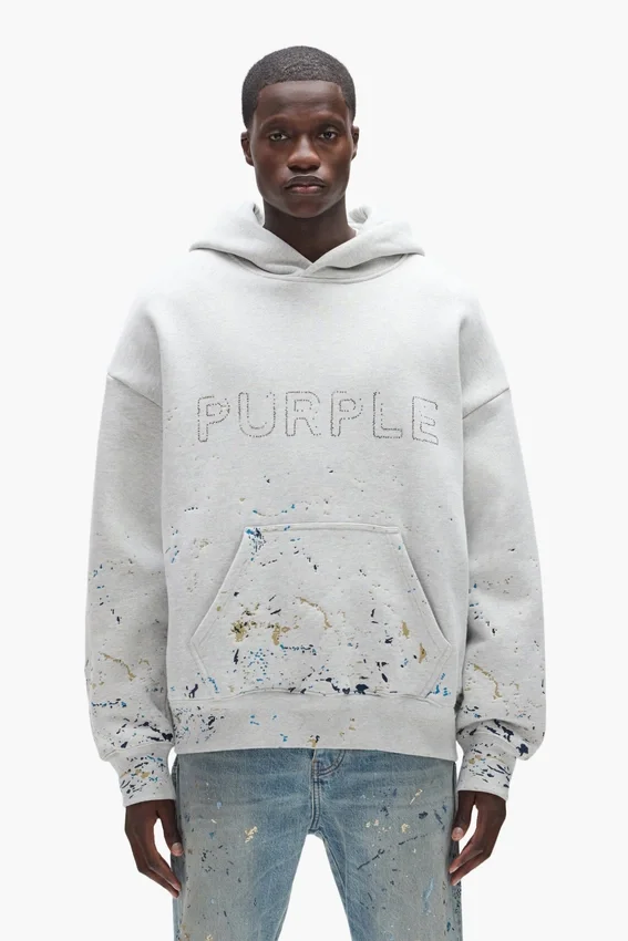 Sweat à capuche camouflage clouté