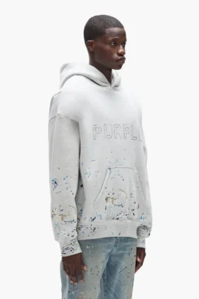 Sweat à capuche camouflage clouté