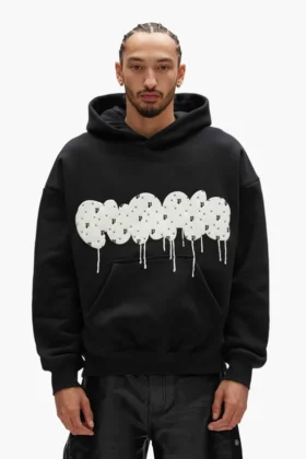 Sweat à capuche matelassé Monogram