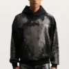 Sweat à capuche orné de cristaux