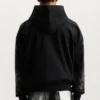 Sweat à capuche orné de cristaux