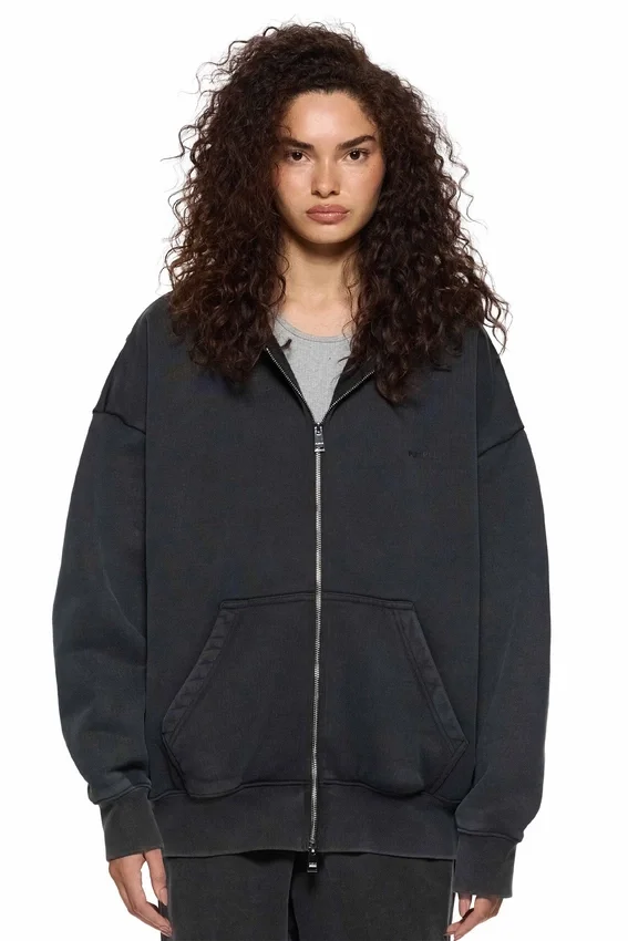Sweat à capuche zippé Basic
