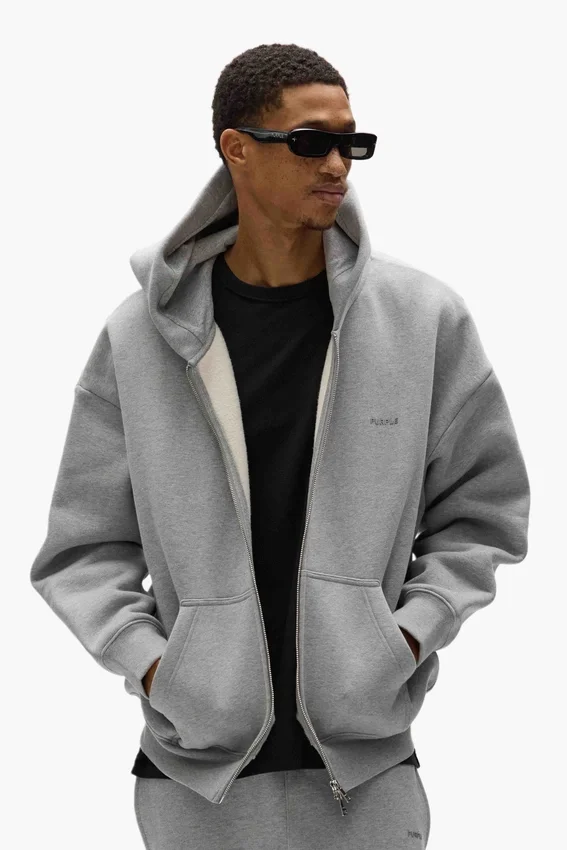 Sweat à capuche zippé Basic