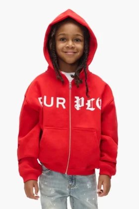 Sweat à capuche zippé « Half & Half » pour enfant