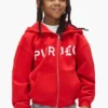 Sweat à capuche zippé « Half & Half » pour enfant