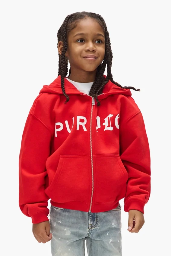 Sweat à capuche zippé « Half & Half » pour enfant