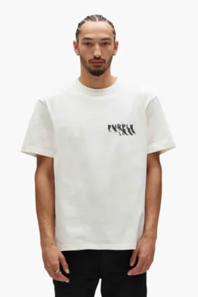 T-shirt avec logo peint