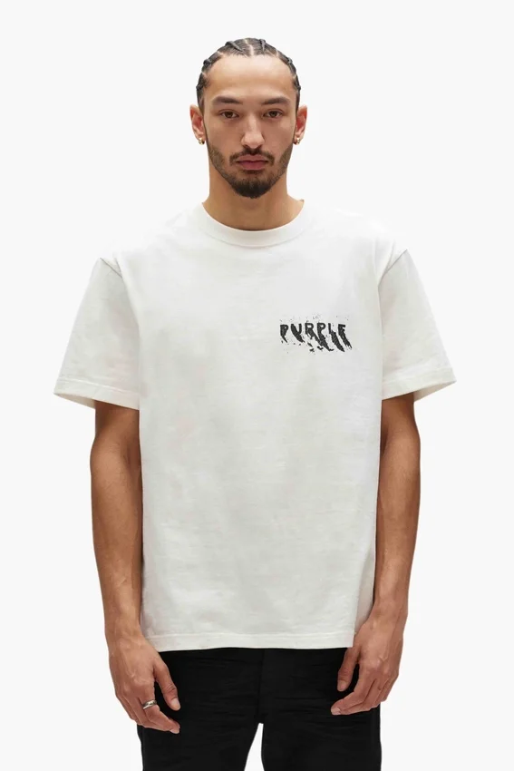 T-shirt avec logo peint