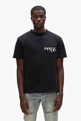 T-shirt avec logo peint