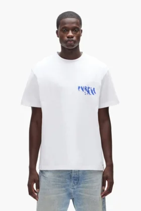 T-shirt avec logo peint