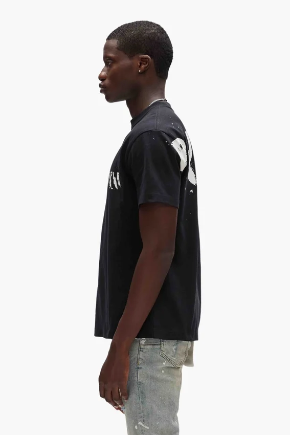 T-shirt avec logo peint