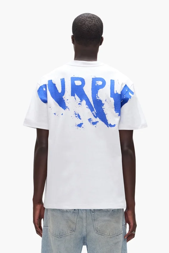 T-shirt avec logo peint