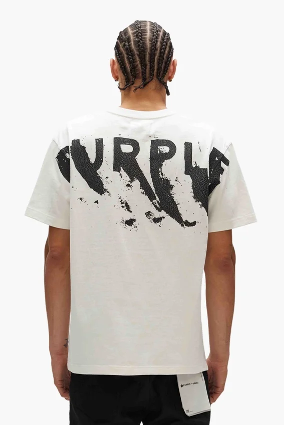 T-shirt avec logo peint