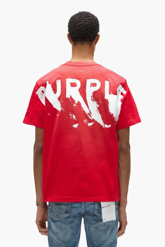 T-shirt avec logo peint