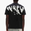 T-shirt avec logo peint