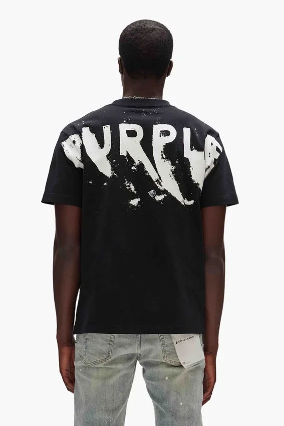 T-shirt avec logo peint