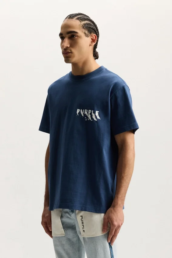 T-shirt avec logo peint
