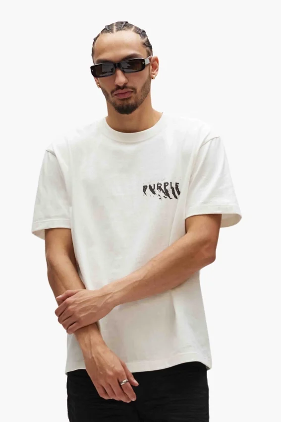T-shirt avec logo peint