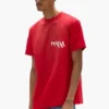 T-shirt avec logo peint
