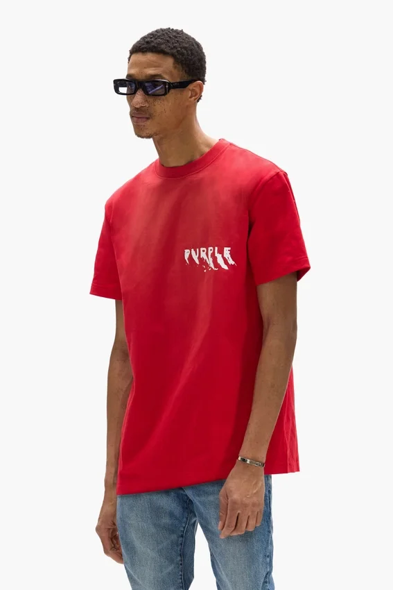 T-shirt avec logo peint