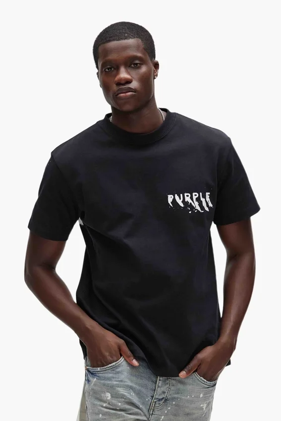 T-shirt avec logo peint