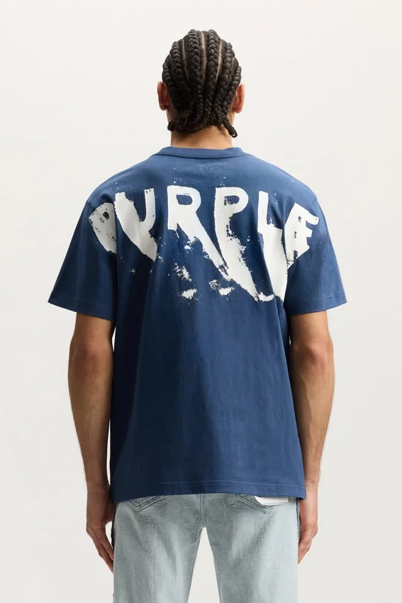 T-shirt avec logo peint