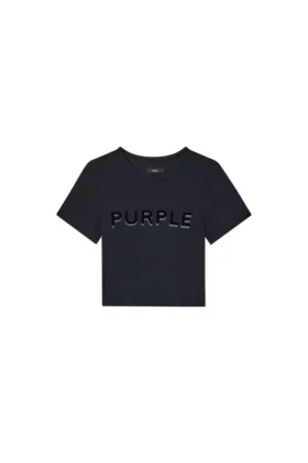 T-shirt bébé à bords-côtes avec applique du logo