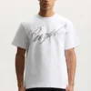 T-shirt « Crystal Slanted Script »