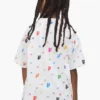 T-shirt enfant à monogramme peint