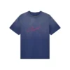T-shirt à inscription en italique