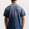 T-shirt à inscription en italique