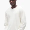 T-shirt à manches longues en tissu gaufré