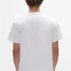 T-shirt à monogramme orné de perles