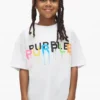 T-shirt pour enfant avec logo peint