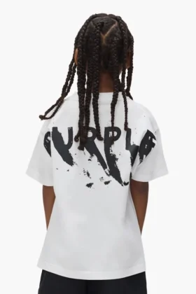 T-shirt pour enfant avec logo peint