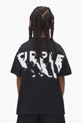 T-shirt pour enfant avec logo peint