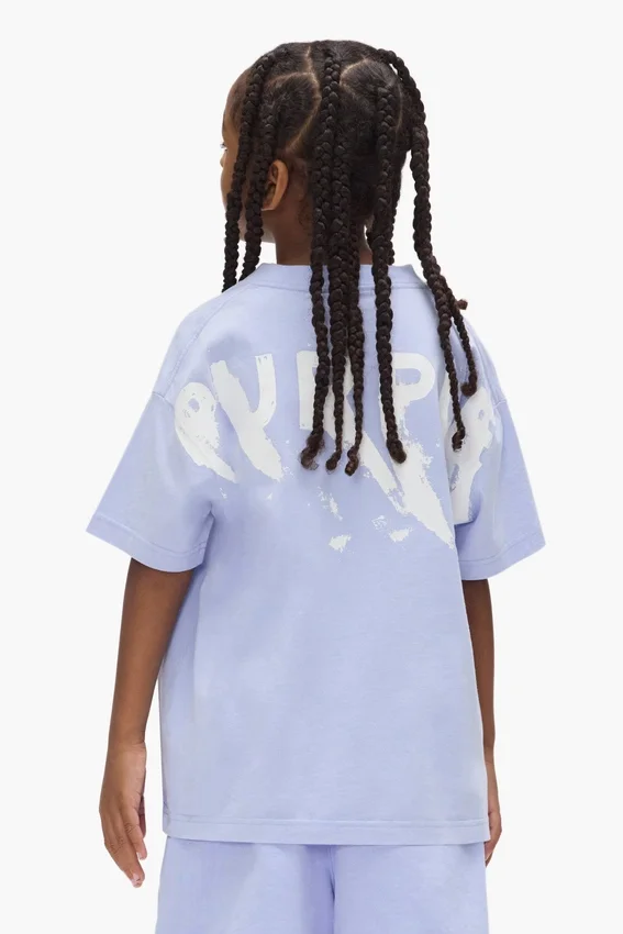 T-shirt pour enfant avec logo peint