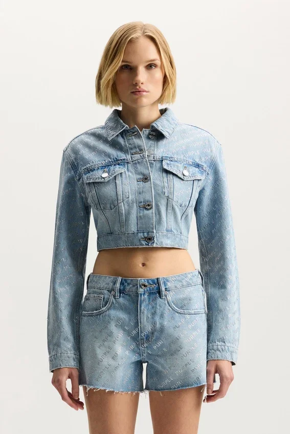 Veste courte Logo Bling