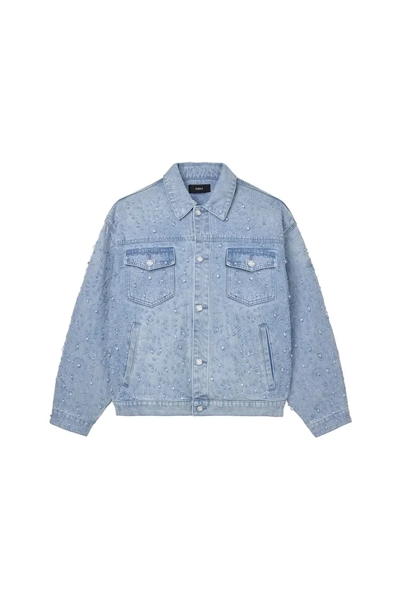 Veste de camionneur ornée