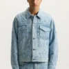 Veste de camionneur ornée