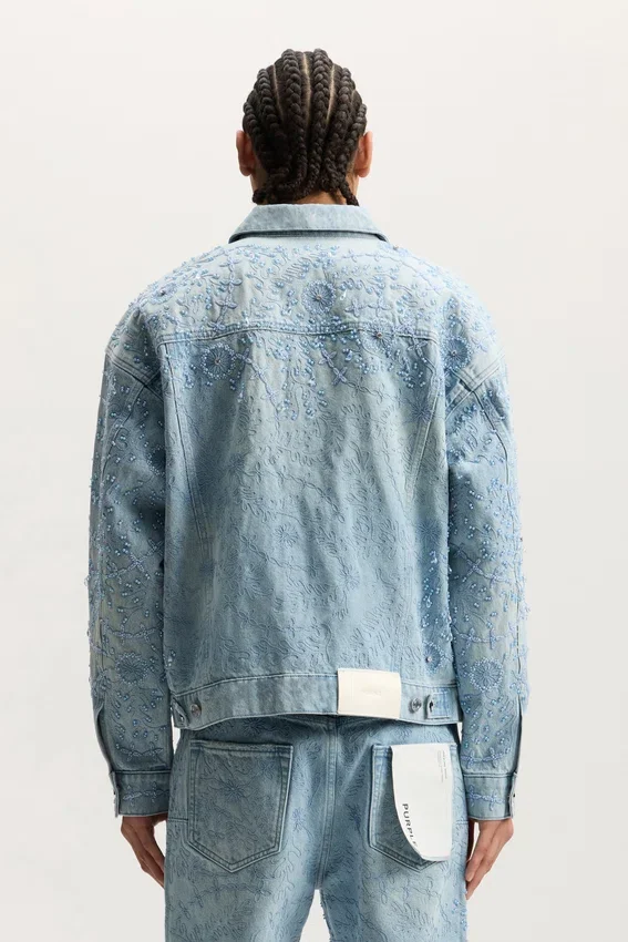 Veste de camionneur ornée