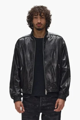 Veste de sport en cuir
