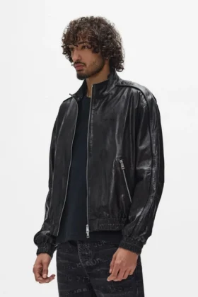 Veste de sport en cuir