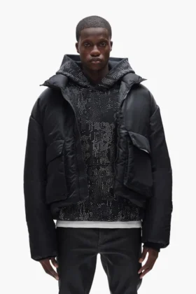 Veste matelassée en sergé